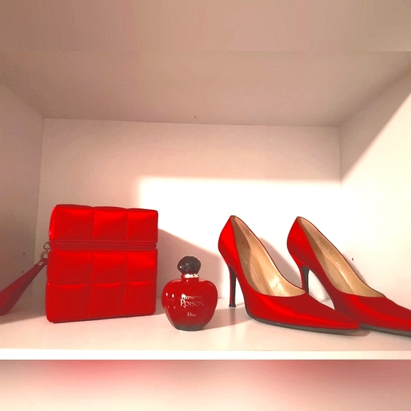 Sergio Rossi Satin Heels - Picture 1 of 6